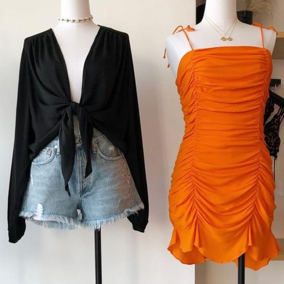 Ella A. Dresses & Skirts - Ella A. Orange Mini Dress